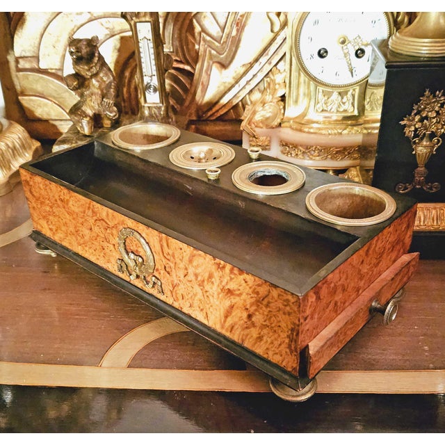 Wood Empire Office Kit in Bronze and Elm For Sale - Image 7 of 14