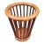 Mid 20th Century Danish Modern Wastepaper Basket For Sale - Image 5 of 9