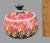 This Vintage Turkish Hand Painted Colorful Enamel Covered Jar is a beautiful addition to any collection. The porcelain...