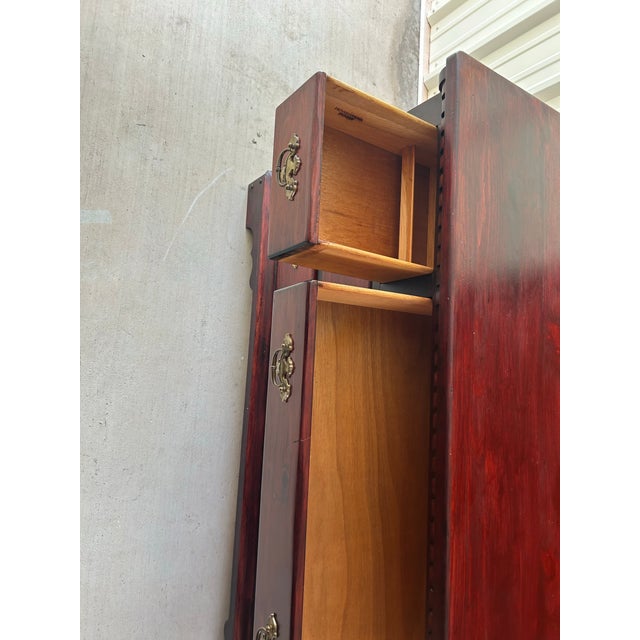 Wood Vintage Pennsylvania House Cherry Hardwood 7-Drawer Dresser For Sale - Image 7 of 11
