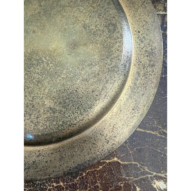 Brown Tiffany Studios Gilt Bronze 9" Tray For Sale - Image 8 of 13