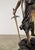 Bronze Lady Justice Sculpture – Blindfolded Justitia With Scales & Sword, 29” Tall For Sale - Image 4 of 13