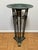 Metal 1970s Neoclassical Empire Style Metal Pedestal / Torchère With Brass Accents For Sale - Image 7 of 12