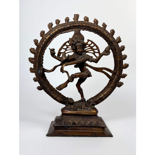 20th Century Bronze Dancing Shiva Statue.