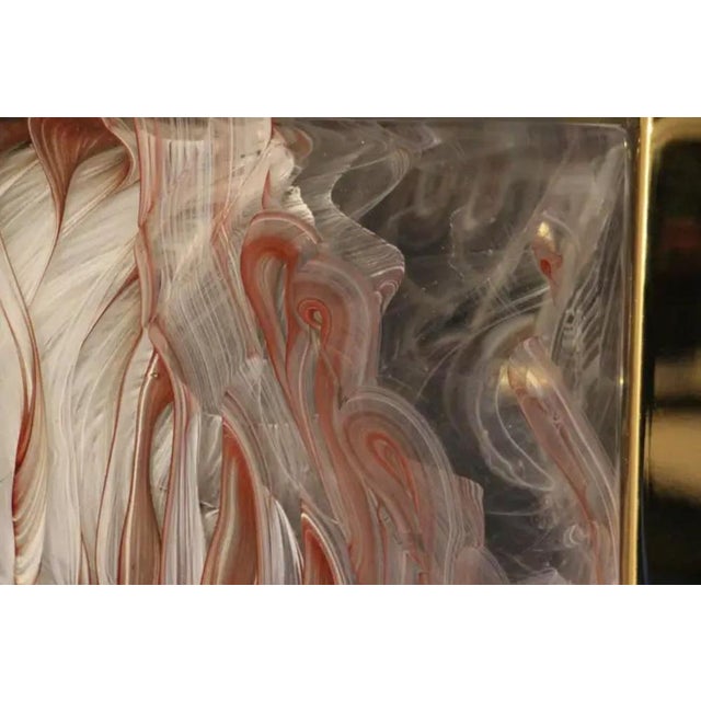 Murano Glass Block Table Lamps, 1990s, Set of 2 For Sale - Image 9 of 18