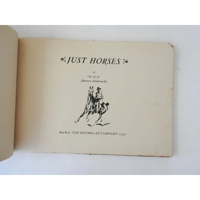 English Just Horses by k.o. S. Baroness Dombrowski Horse Book Plates For Sale - Image 3 of 13