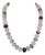 Faceted Florite Beaded Necklace Circa 30s For Sale