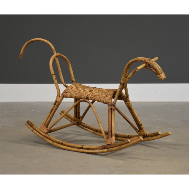 Mid-Century Modern 1970s Italian Mid Century Rocking Horse For Sale - Image 3 of 7