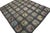 1930s Gray Roses Folk Art Antique American Hooked Rug 5'10" X 7'6" Woven Cotton Carpet For Sale - Image 10 of 12