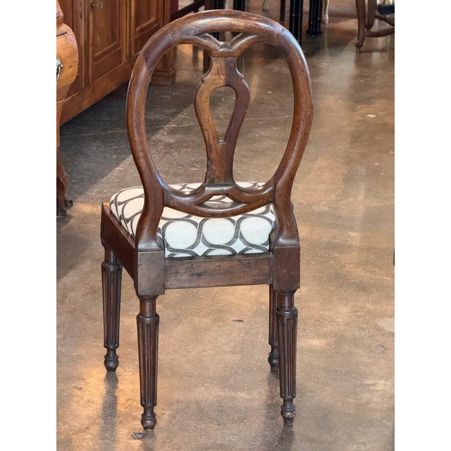 18th Century Pair of Italian Side Chairs For Sale - Image 15 of 16