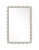 Contemporary Fleur Home Garden District Valmont Rectangle Mirror in Useful Gray, 23.5x38.75 For Sale - Image 3 of 3