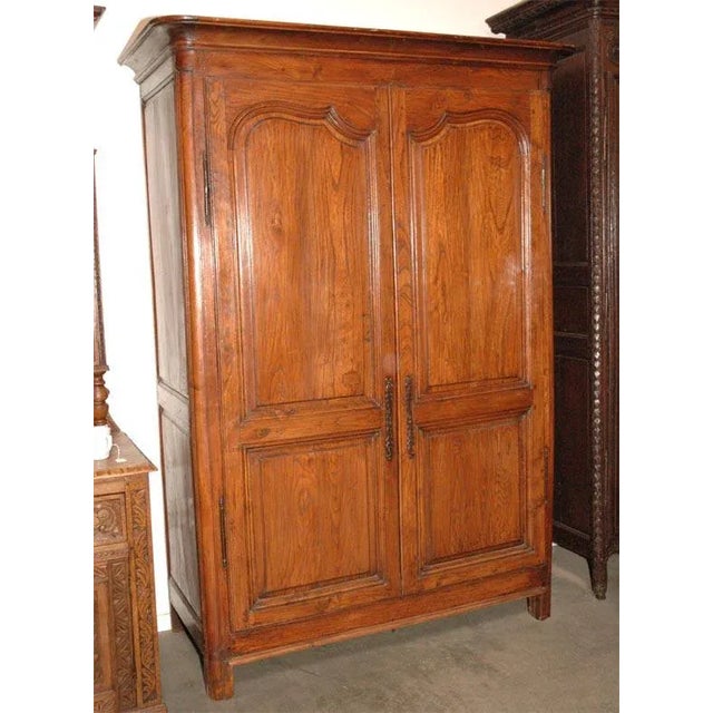 French Early 19th Century Antique Fruitwood Armoire For Sale - Image 3 of 6