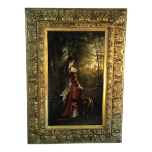 19th Century Carl Schweninger Portrait