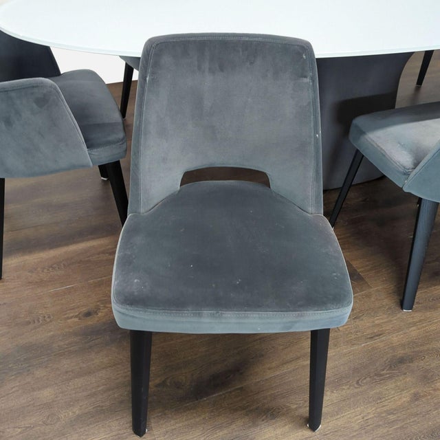 Modern Bontempi Casa / Gallotti&Radice 9-Piece Oval Dining Set For Sale - Image 4 of 7