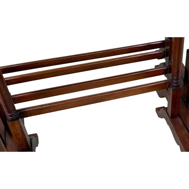 Late 19th Century Antique Mahogany Quartetto Nesting Tables, 1880, Set of 4 For Sale - Image 5 of 15