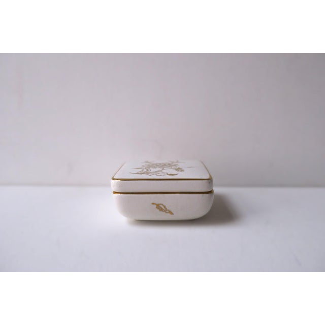 Off-white Italian Richard Ginori Jewelry Box Milano For Sale - Image 8 of 12