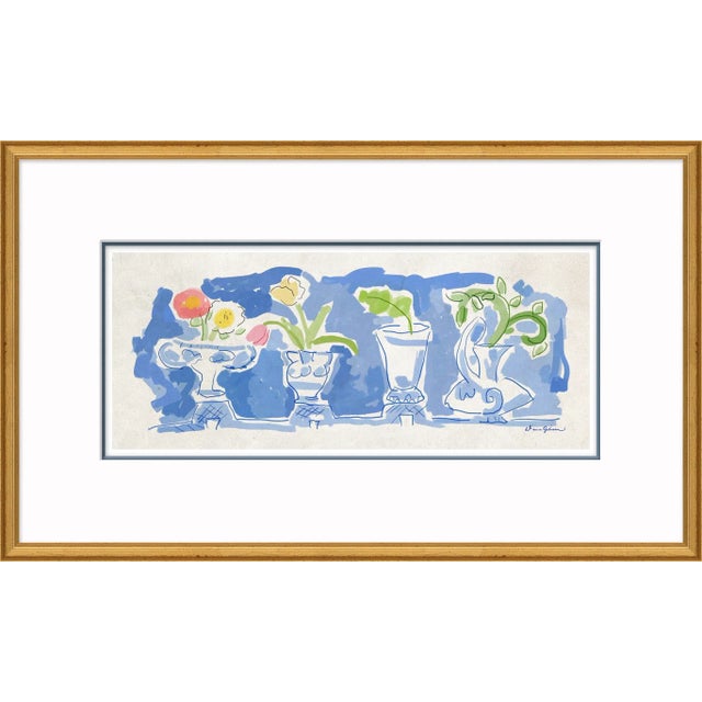Contemporary Cottage Vases By Dana Gibson, Framed Art Print For Sale - Image 3 of 3