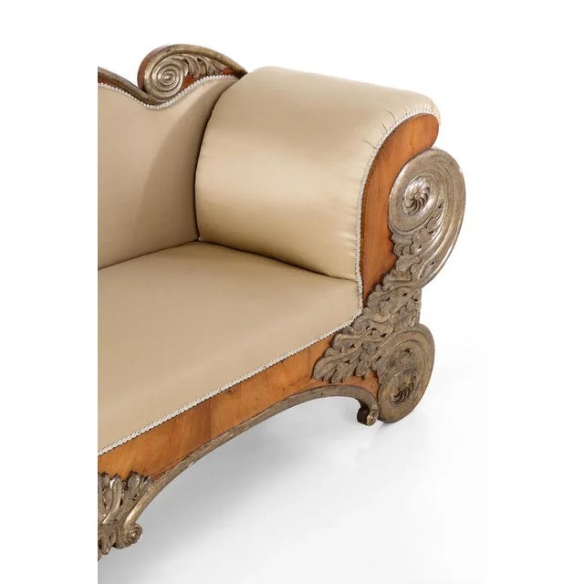 Antique Spanish Sofa in Birch For Sale - Image 5 of 12