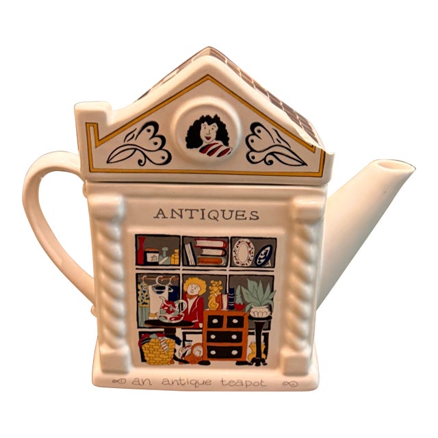 Vintage Wade England "English Life" Antique Shop Novelty Teapot by Smith & Wootton For Sale