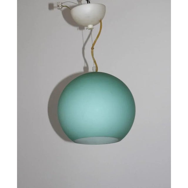 Vintage Murano Glass Ball Ceiling Lamp, 1970s For Sale - Image 3 of 6