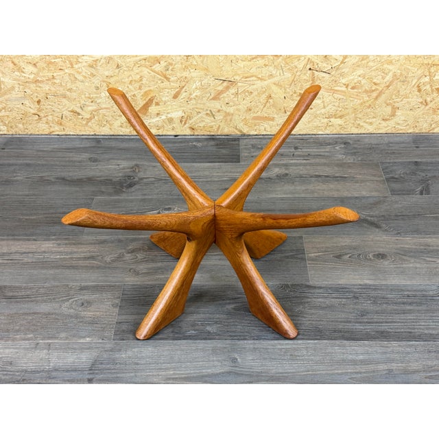 Teak Coffee Table T118 Glass by Illum Wikkelso for Niels Eilersen, 1970s For Sale - Image 13 of 18