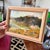 Small Oil Framed Plein Painting by California Artist Chella Gonsalves For Sale - Image 4 of 4