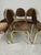 Chairs in Golden Metal and Fabric, Italy, 1970s, Set of 6 For Sale - Image 6 of 15