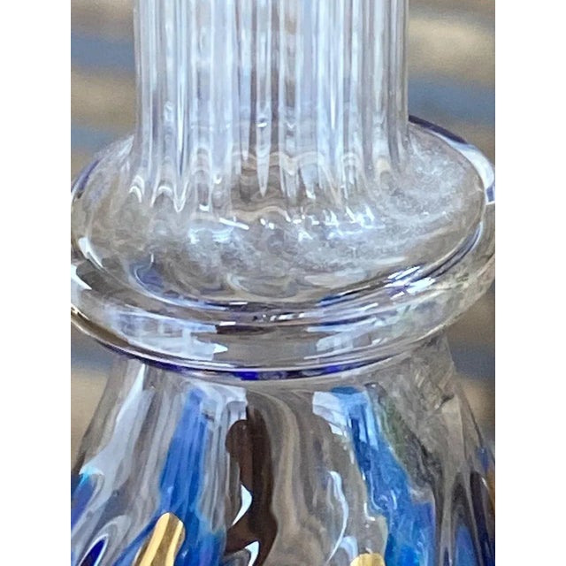 Hand-Painted Gold 24-Karat Venitian Vase, 1970s For Sale - Image 9 of 18