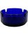 Vintage Cobalt Blue Glass Claris Hotel Barcelona, Spain Ashtray For Sale - Image 10 of 12