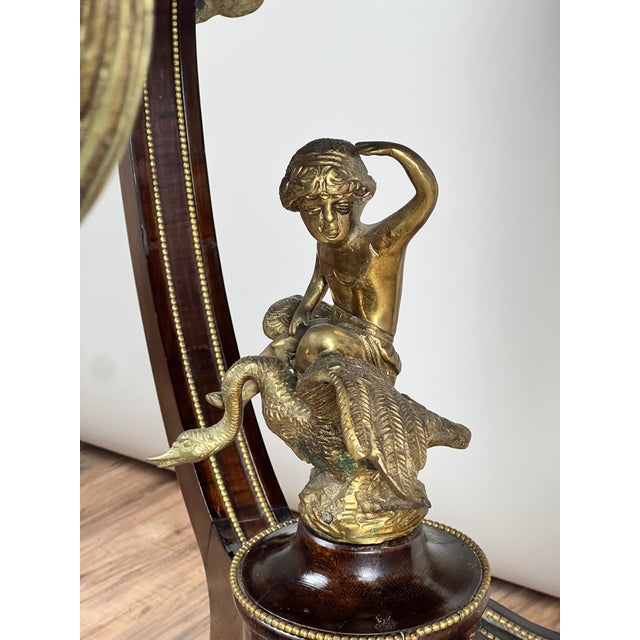 Antique French Empire Revival Gueridon Table With Ormolu Mountings C. Early 20th Century For Sale In Boston - Image 6 of 8