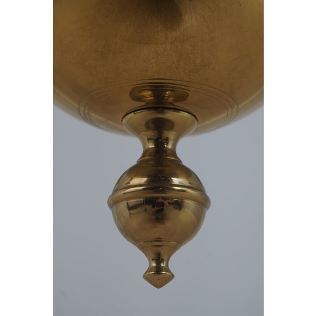 Virginia Metalcrafters Colonial Williamsburg 6 Arm Brass Chandelier For Sale In Philadelphia - Image 6 of 8