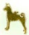 Figurative Vintage 14k Solid Gold Standing Fox Terrier Dog Pendant Charm For Sale - Image 3 of 3