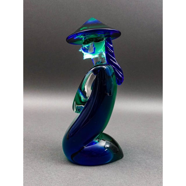 Archimede Seguso Archimede Seguso Signed Murano Italy Glass Figural Sculpture For Sale - Image 4 of 13