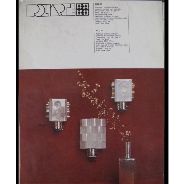 Model MO 36 Wall Lamp by Albano Poli for Poliarte, 1970s For Sale - Image 3 of 18