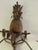 Bronze Vintage Italian Tole Iron Pineapple Four-Light Wall Sconce With Copper-Tone Finish For Sale - Image 8 of 12