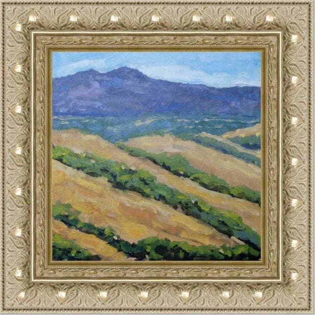 "Mt. Diablo" Contemporary Impressionist Style Landscape Oil Painting For Sale - Image 11 of 12