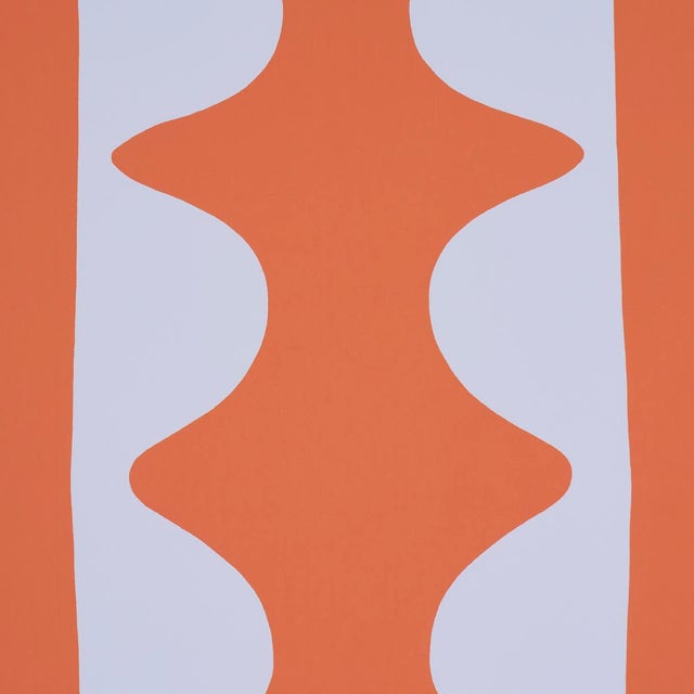 Contemporary SAMPLE - Schumacher X Hadiya Williams Drift Wallpaper In Currant For Sale - Image 3 of 7