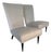 Art Deco Italian Bedroom Armchairs in Velvet and Black Lacquered Wood, 1940s, Set of 2 For Sale