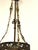 Traditional Antique French Brass Glass Rod Single-Light Chandelier, 1890s For Sale - Image 3 of 7