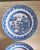 A classic and beautifully detailed pair of Minton Blue Willow plates, featuring crisp cobalt transferware imagery and a...