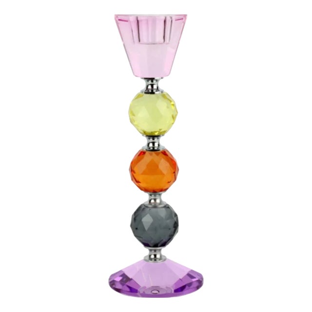 Medium Baccarat Candlestick by Hoff interieur For Sale