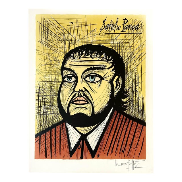Bernard Buffet, Sancho Panza, 1989, Lithograph For Sale