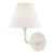 Hudson Valley Lighting Mark D. Sikes Signature No.1 1-Light Wall Sconce, Soft Off White For Sale