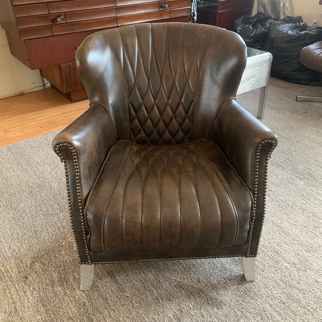 Rolls Royce Leather Aviator Club Chair Chairish
