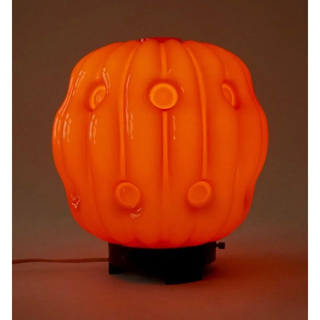 Mid-Century Modern Mid-Century Pumpkin's Table Lamp, 1960s For Sale - Image 3 of 9
