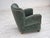 Vintage Danish Lounge Chair in Light Green Furniture Wool, 1960s For Sale - Image 17 of 18