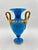 Charles X Two-Handled Vase in Opaline and Gilded Bronze For Sale - Image 3 of 13