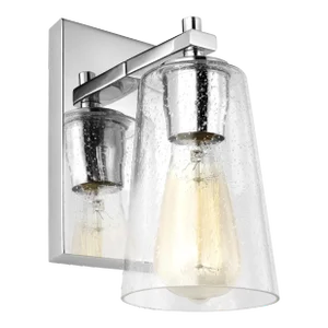 Sean Lavin by Visual Comfort Studio Mercer 1-Light Sconce, Chrome
