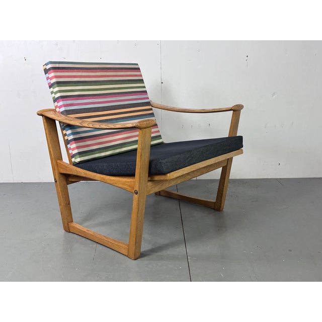 Wood Mid-Century Modern Danish Easy Chair in Oak by Finn Juhl for France & Søn, 1950s For Sale - Image 7 of 18