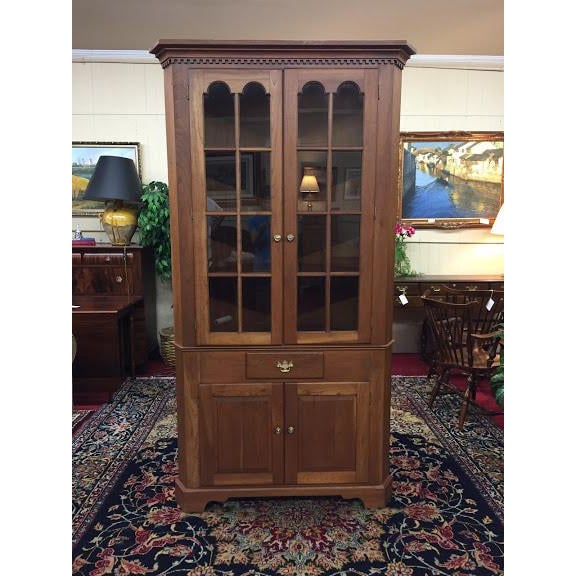 Vintage Custom Pennsylvania Solid Cherry Corner Chairish